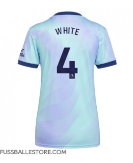 Günstige Arsenal Ben White #4 3rd trikot Damen 2024-25 Kurzarm